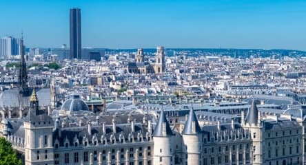 Panoramic view of the city