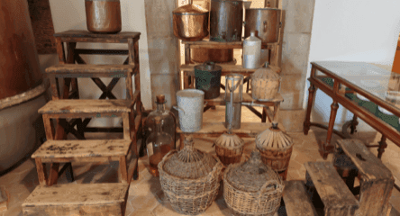 Ancient equipment for the production of perfume