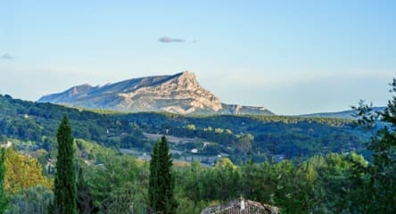 Panoramic view of the Sainte Victoire mountain