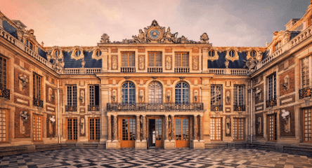 The Versailles Palace facade