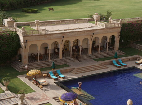 Agra Pool view