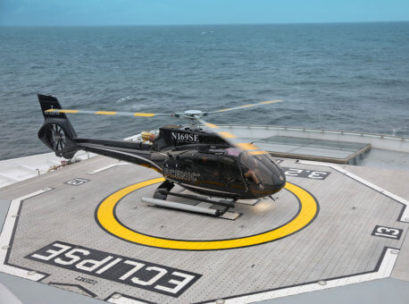 Scenic Eclipse Helicopter Heli Deck