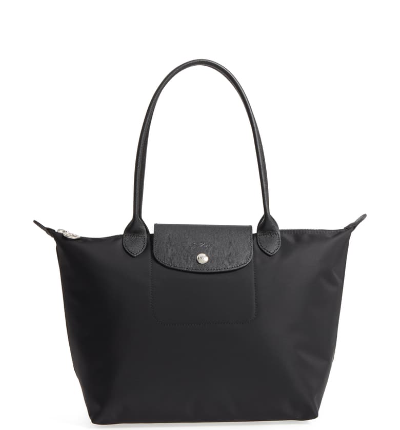 all black longchamp bag
